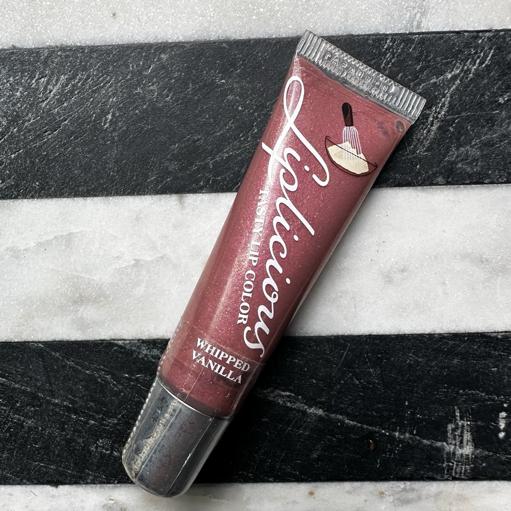 Bath & Body Works Liplicious WHIPPED VANILLA Lip Gloss New Sealed .47 oz Y2K